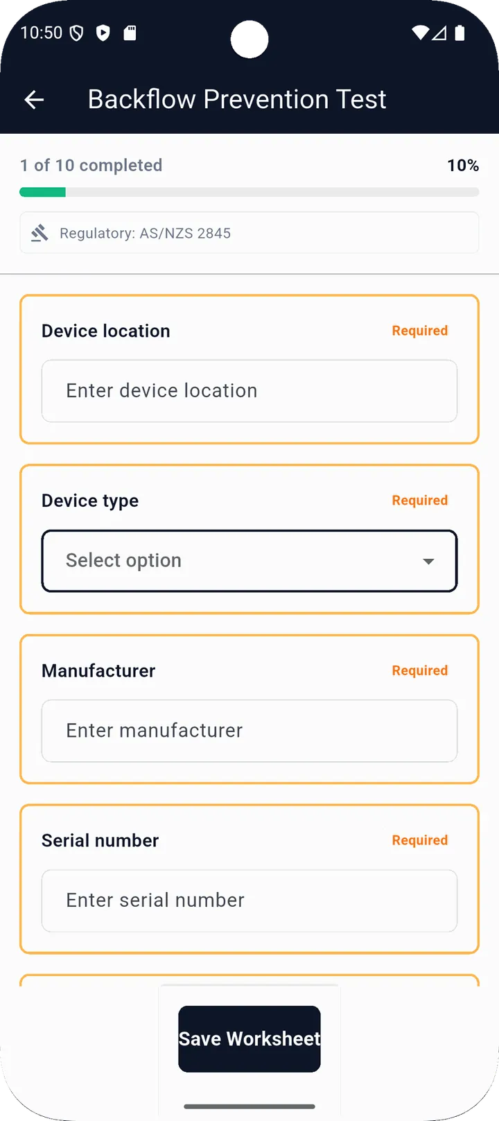 FieldPro scheduling calendar